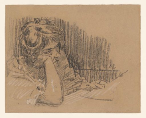 Portrait of the Wife of Wilhelmus Johannes Steenhoff, Reading at a Table