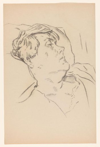 Portrait of the Wife of Wilhelmus Johannes Steenhoff, in Bed