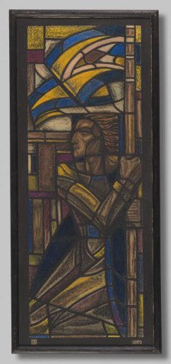 Design for a window in the Amsterdam Lyceum