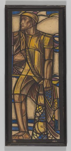 Design for a window in the Amsterdam Lyceum