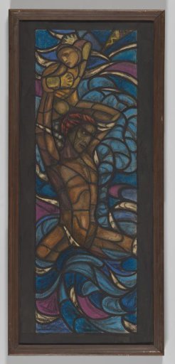 Design for a window in the Amsterdam Lyceum