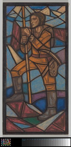 Design for a window in the Dutch Pavilion at the Arts Décoratifs Exhibition in Paris, 1925