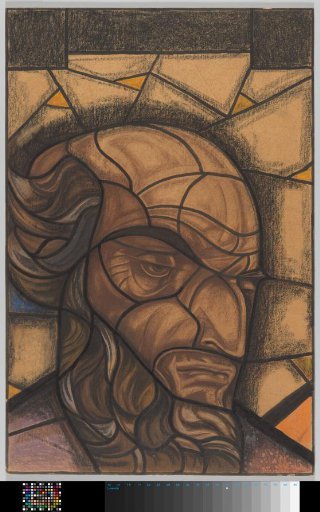 Design for a window in the South Transept of the Dom in Utrecht