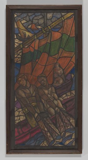 Design for a window in the Town Hall in Amsterdam
