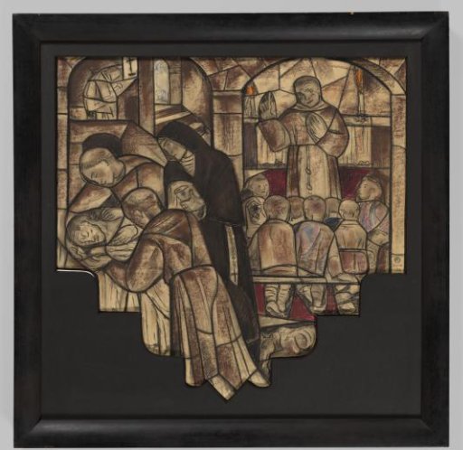 Design for a window in the Town Hall in Amsterdam