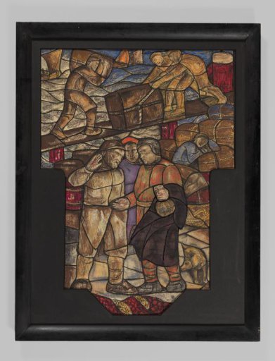 Design for a window in the Town Hall in Amsterdam