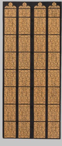Carpet design for windows in the North Transept of the Dom in Utrecht