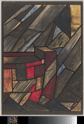 Design for a window in the North Transept of the Cathedral in Utrecht
