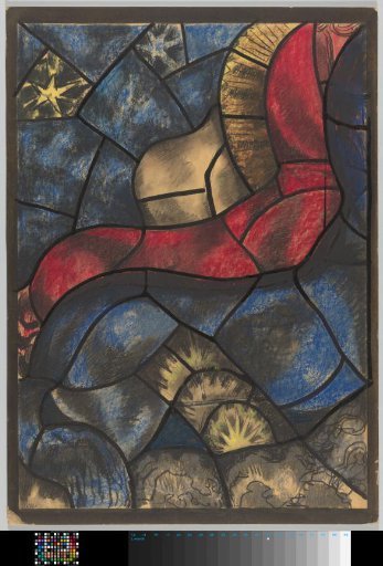Design for a window in the North Transept of the Cathedral in Utrecht
