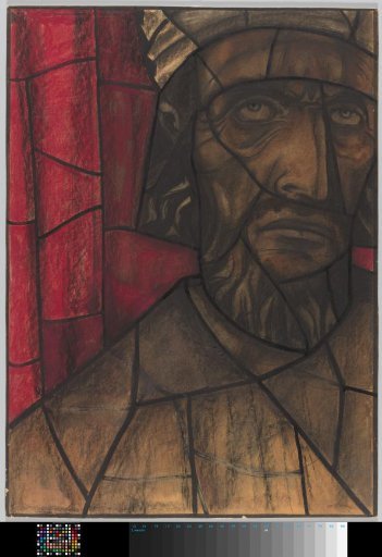 Design for a window in the North Transept of the Cathedral in Utrecht