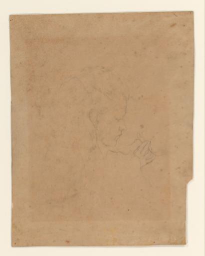 Girl with a twig in her hand