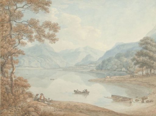 View of Derwent Water, towards Borrowdale (Cumberland)