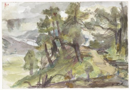 Wooded hilly landscape