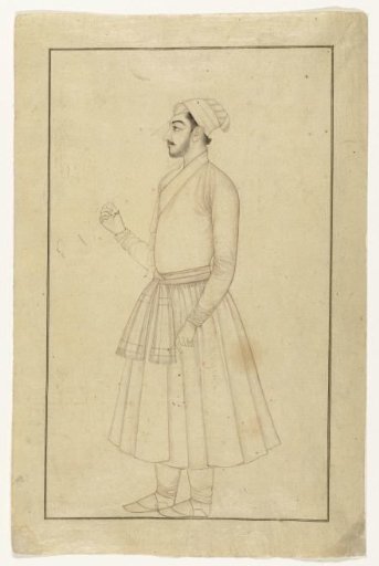 Portrait of a standing prince