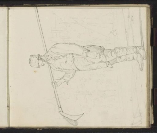 Man with a farm implement