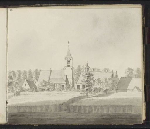 Village View with a Church