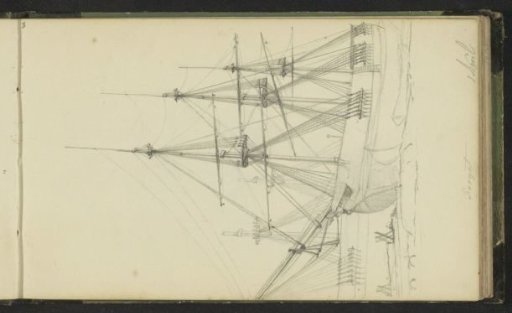 Frigate at a Quay