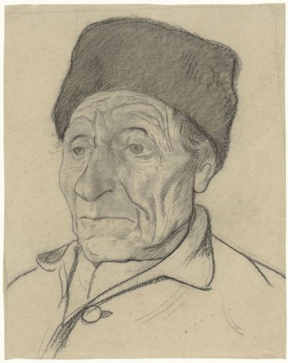 Head of an Old Man with a Cap