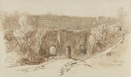 View of the Ponte Lupo (near Tivoli)