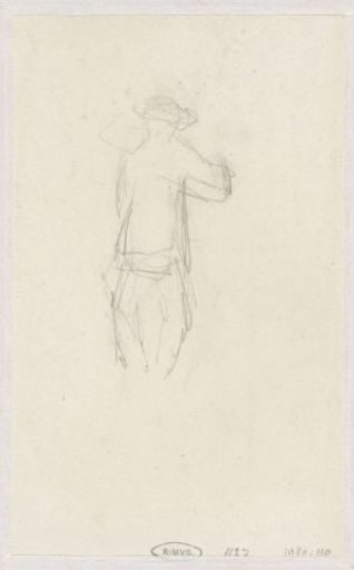 Sketch of a standing figure