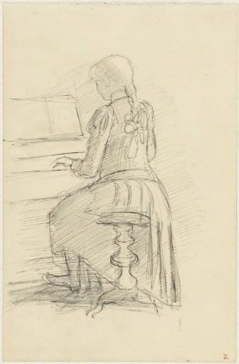 Girl Playing the Piano