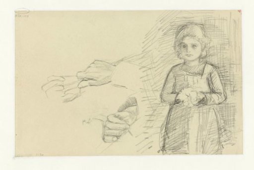 Study of a standing child and hands