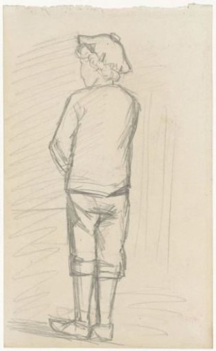 Standing Boy, from Behind