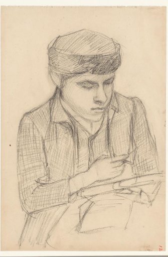 Boy drawing