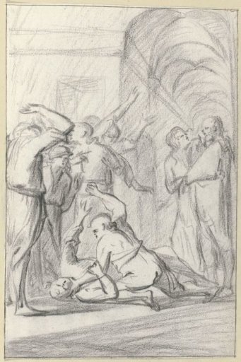 The Sons of Sceva Attacked by a Possessed Man (?)