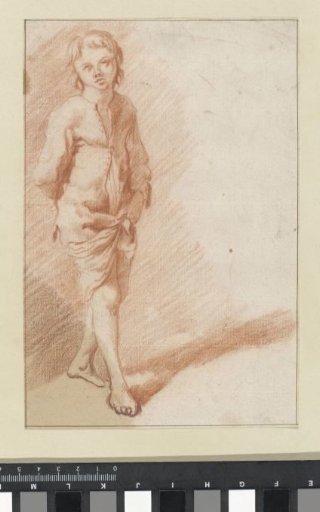 Standing Boy Barefoot