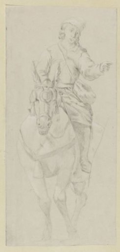 Pointing Man on Horseback