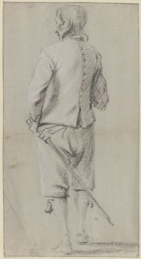 Standing Man with a Sword, Seen from the Back