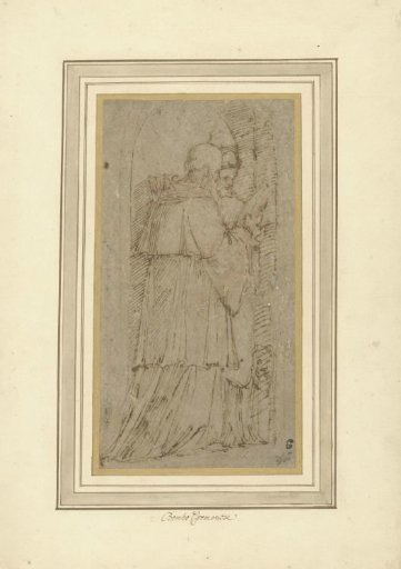 Church Fathers Jerome and Gregory in a portal