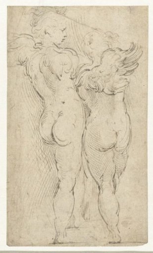 Two Winged Putti