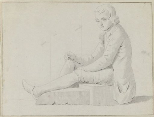 Seated boy