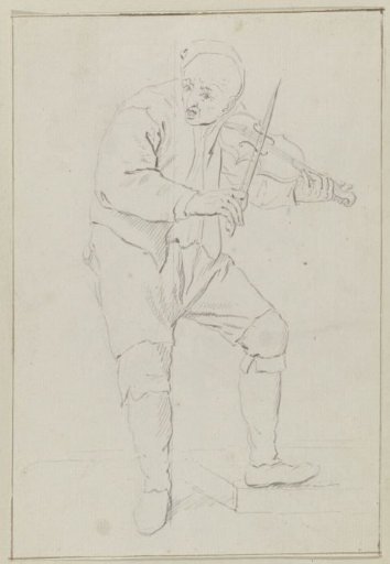 Man playing the violin