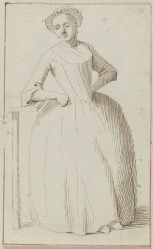 Standing woman with hands on hips