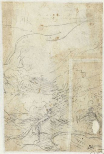Fragment of a mountain landscape