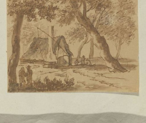 Hut Amidst Trees