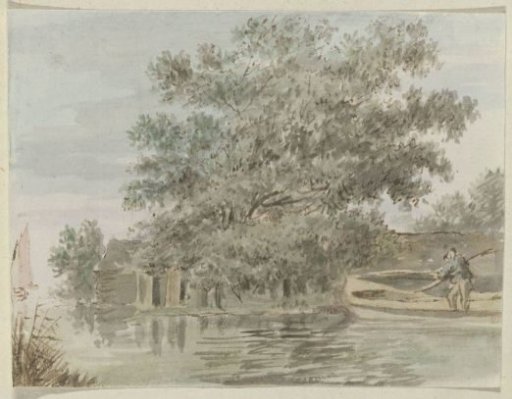Man by a Boat on a Shore