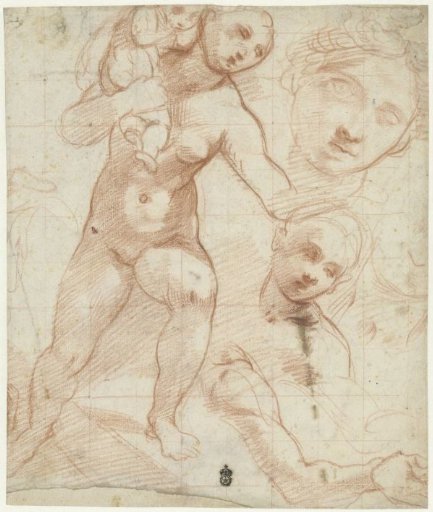 Studies of a mother carrying her child