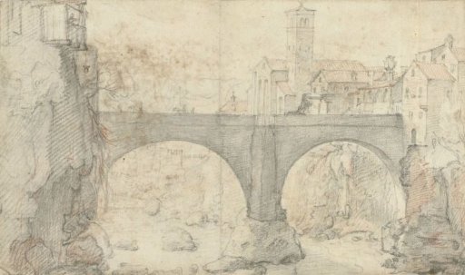 View of the Devil's Bridge of Cividale