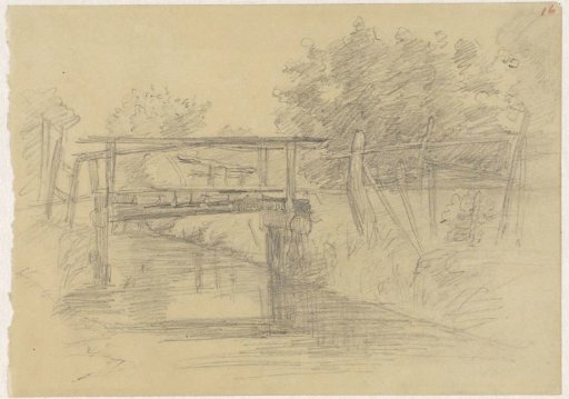 Small bridge over a ditch