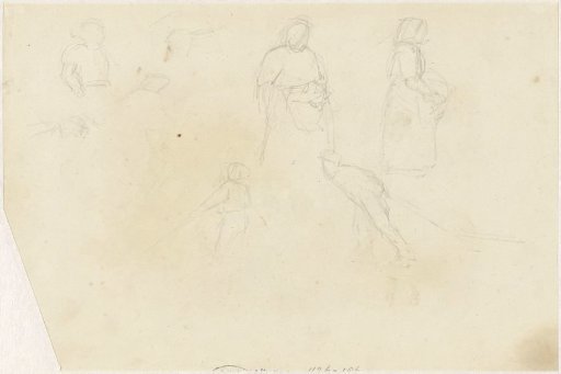 Several figure sketches