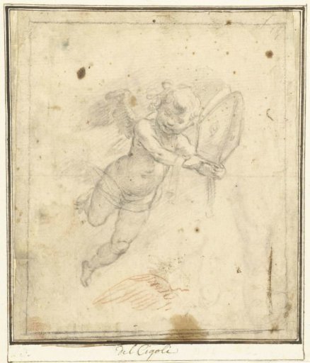 Floating angel and a wing
