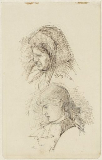 Two women's heads