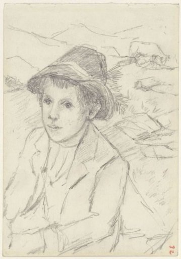 Boy with a Tyrolean hat