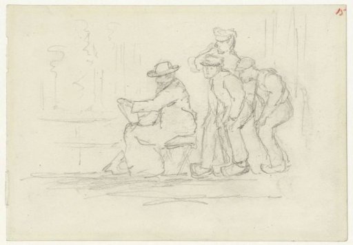 Drawer and spectators