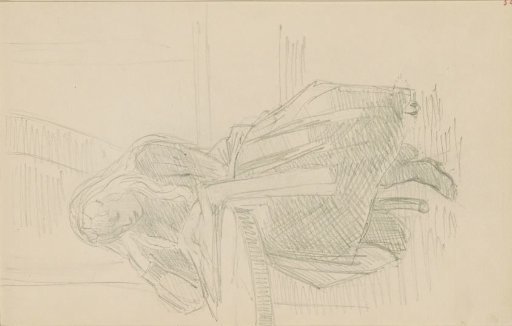 Reading Girl at a Table