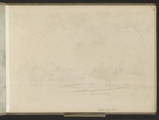 Cloudy sky above a landscape